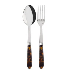 Sabre Tortoise Serving Set Knife & Fork