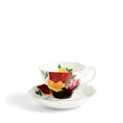 Royal Albert 100 Years Tea Set - Jazz 1960 11 Royal Albert 100 Years Tea Set - Jazz 1960 -Tableware Discount Store 1072625 701587482783 RoyalAlbert 100YearsOfRoyalAlbert 100YearsTeacupSaucerPlate 3PieceSet Jazz1960 front2