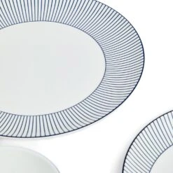 Wedgwood Gio Pinstripe Dinner Set Of 8 White 8 Wedgwood Gio Pinstripe Dinner Set Of 8 White -Tableware Discount Store 1082449 701587498531 Wedgwood GIO GIOBlue Dinnerware8PiecesPinstripeWhite detail3