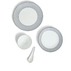 Wedgwood Gio Pinstripe Dinner Set Of 8 White 9 Wedgwood Gio Pinstripe Dinner Set Of 8 White -Tableware Discount Store 1082449 701587498531 Wedgwood GIO GIOBlue Dinnerware8PiecesPinstripeWhite top