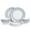 Wedgwood Gio Pinstripe 12 Piece Set White