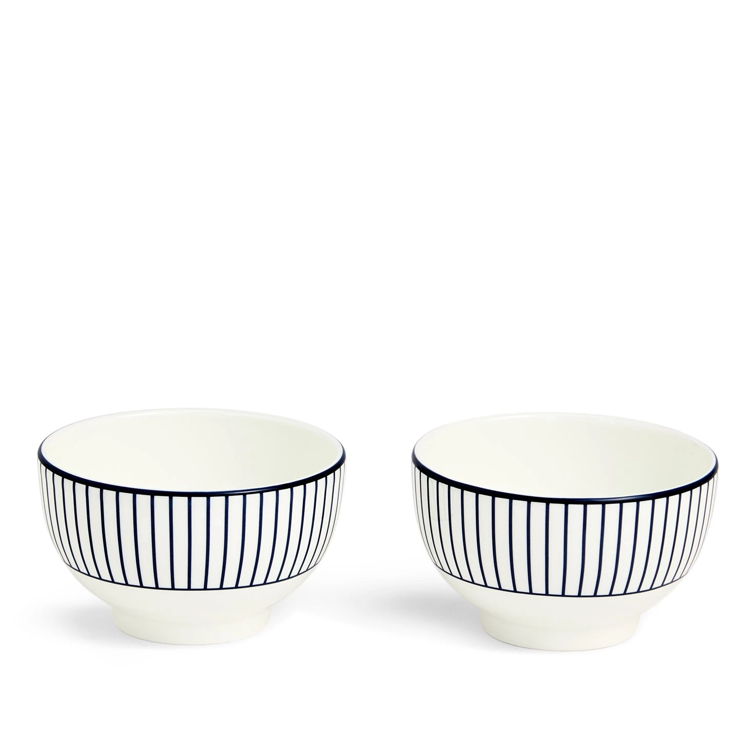 Wedgwood Gio Pinstripe Teapot And Bowl Set White 2 Wedgwood Gio Pinstripe Teapot And Bowl Set White - Image 2