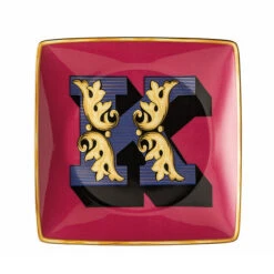 Versace Holiday Alphabet Dish -Tableware Discount Store 11940 403691 15253