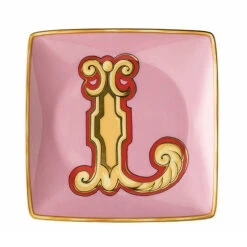 Versace Holiday Alphabet Dish -Tableware Discount Store 11940 403692 15253
