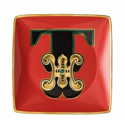 Versace Holiday Alphabet Dish -Tableware Discount Store 11940 403700 15253