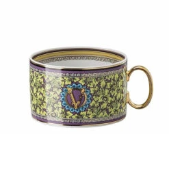Versace Barocco Mosaic Teacup & Saucer Set Of 6 -Tableware Discount Store 19335 403728 14640 2 e w