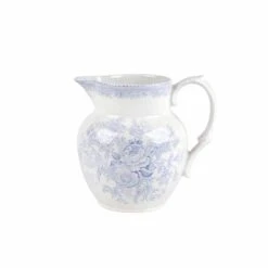 Burleigh Blue Asiatic Pheasants Etruscan Jug Large 2.2 Litre/ 4pt