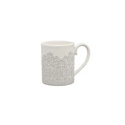 Denby Monsoon Filigree Silver Mug 275ml