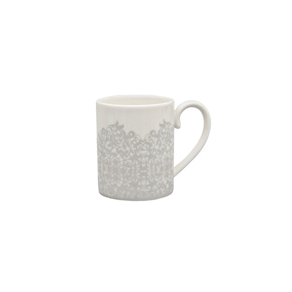 Denby Monsoon Filigree Silver Mug 275ml 1 Denby Monsoon Filigree Silver Mug 275ml
