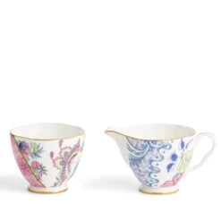 Wedgwood Butterfly Bloom 3 Piece Tea Set 10 Wedgwood Butterfly Bloom 3 Piece Tea Set -Tableware Discount Store 701587159807 Wedgwood ButterflyBloom TpotSugarCreamer3PSet sug cream