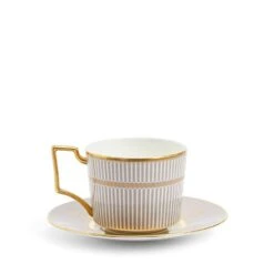 Wedgwood Anthemion Grey Teacup And Saucer -Tableware Discount Store 701587433006 Wedgwood AnthemionGreyTeacup Saucer back