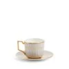 Wedgwood Anthemion Grey Espresso Cup And Saucer