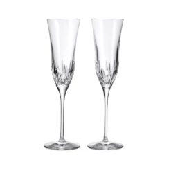 Waterford Crystal Lismore Essence Champagne Flute Set Of 2