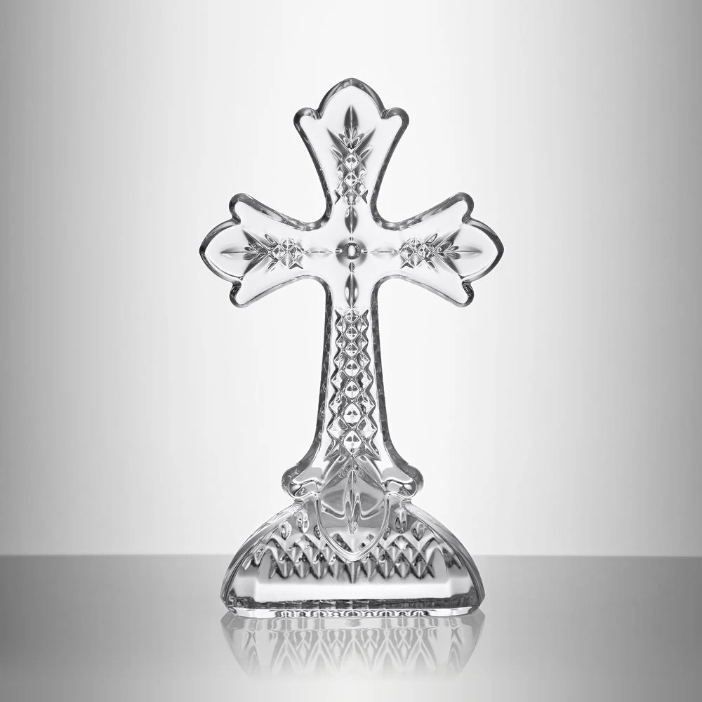 Waterford Crystal Lismore Standing Cross 2 Waterford Crystal Lismore Standing Cross - Image 2