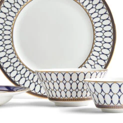 Wedgwood Renaissance Gold 8 Piece Dinner Set -Tableware Discount Store 701587475266 Wedgwood RenaissanceGold 8PCS detail