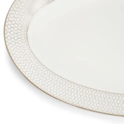 Wedgwood Gio Platinum 26cm Oval Serving Platter -Tableware Discount Store 701587477048 Wedgwood GioPlatinum OvalDish26cm10in detail2