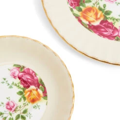 Royal Albert Old Country Roses 3 Piece Set - Vanilla -Tableware Discount Store 701587477949 RoyalAlbert OldCountryRoses Teacup Saucer Plate20cm3PieceSetVanilla 4