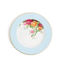 Royal Albert Old Country Roses 3 Piece Set - Aqua -Tableware Discount Store 701587477970 RoyalAlbert OldCountryRoses Teacup Saucer plate20cm3PieceSetAqua 3