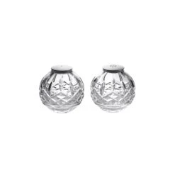 Waterford Crystal Lismore Sphere Salt And Pepper