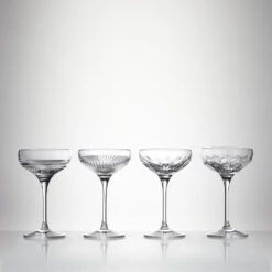 Waterford Crystal Mixology Coupe Glass Mixed Set Of 4 8 Waterford Crystal Mixology Coupe Glass Mixed Set Of 4 -Tableware Discount Store 701587479820 Waterford MixologyCoupe120ml4floz MixedSetof4 A GreyBackground
