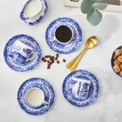 Spode Blue Italian Coffee Cup & Saucer -Tableware Discount Store 749151488502 productlifestyle1