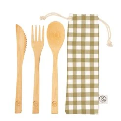 &Again Bamboo Cutlery Set