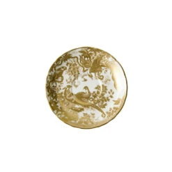 Royal Crown Derby Aves Gold Cream Soup Saucer 16.5cm