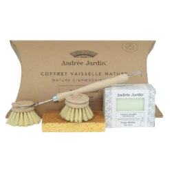 Andree Jardin Natural Dishwashing Set - Sage/Basil