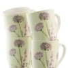 Aynsley Floral Spree Mugs Set Of 4