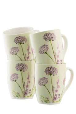 Aynsley Floral Spree Mugs Set Of 4
