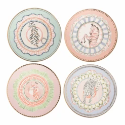 Yvonne Ellen Round Cork Placemats Set Of 4
