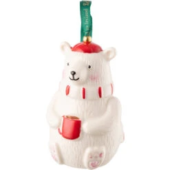 Belleek Polar Bear Ornament
