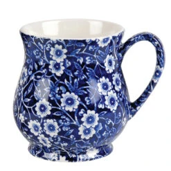 Burleigh Blue Calico Sandringham Mug