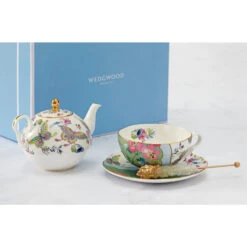 Wedgwood Butterfly Bloom Green Teacup And Saucer 18 Wedgwood Butterfly Bloom Green Teacup And Saucer -Tableware Discount Store Butterfly Bloom LS 29