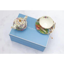 Wedgwood Butterfly Bloom Green Teacup And Saucer 19 Wedgwood Butterfly Bloom Green Teacup And Saucer -Tableware Discount Store Butterfly Bloom LS 30