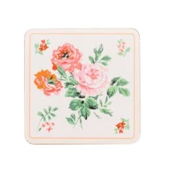 Cath Kidston Archive Rose Coasters Set Of 4