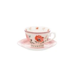 Cath Kidston Archive Rose Teacup & Saucer