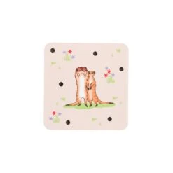 Cath Kidston Meerkats Coasters Set Of 4 -Tableware Discount Store CKMKCBCOAST 4