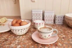 Cath Kidston Painted Table Teacup & Saucer Set 5 Cath Kidston Painted Table Teacup & Saucer Set -Tableware Discount Store CKPTCUPSET
