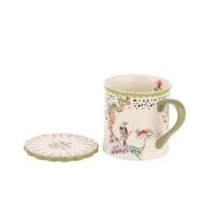 Cath Kidston Spring Birds Mug & Coaster Set -Tableware Discount Store CKSPMUGCST 3