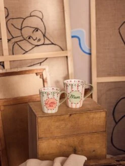 Cath Kidston Spring Birds Stanley Mugs Set Of 2 Mum & Little One -Tableware Discount Store CKSPSTANMUG2 20