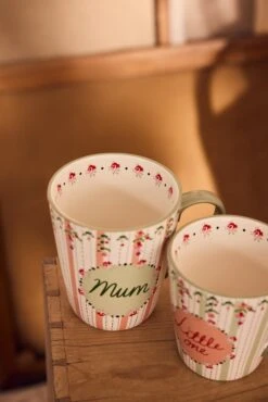 Cath Kidston Spring Birds Stanley Mugs Set Of 2 Mum & Little One -Tableware Discount Store CKSPSTANMUG2 21