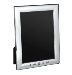 Carrs 5" X 3.5" Coronation Berkeley Portrait Frame Sterling Silver