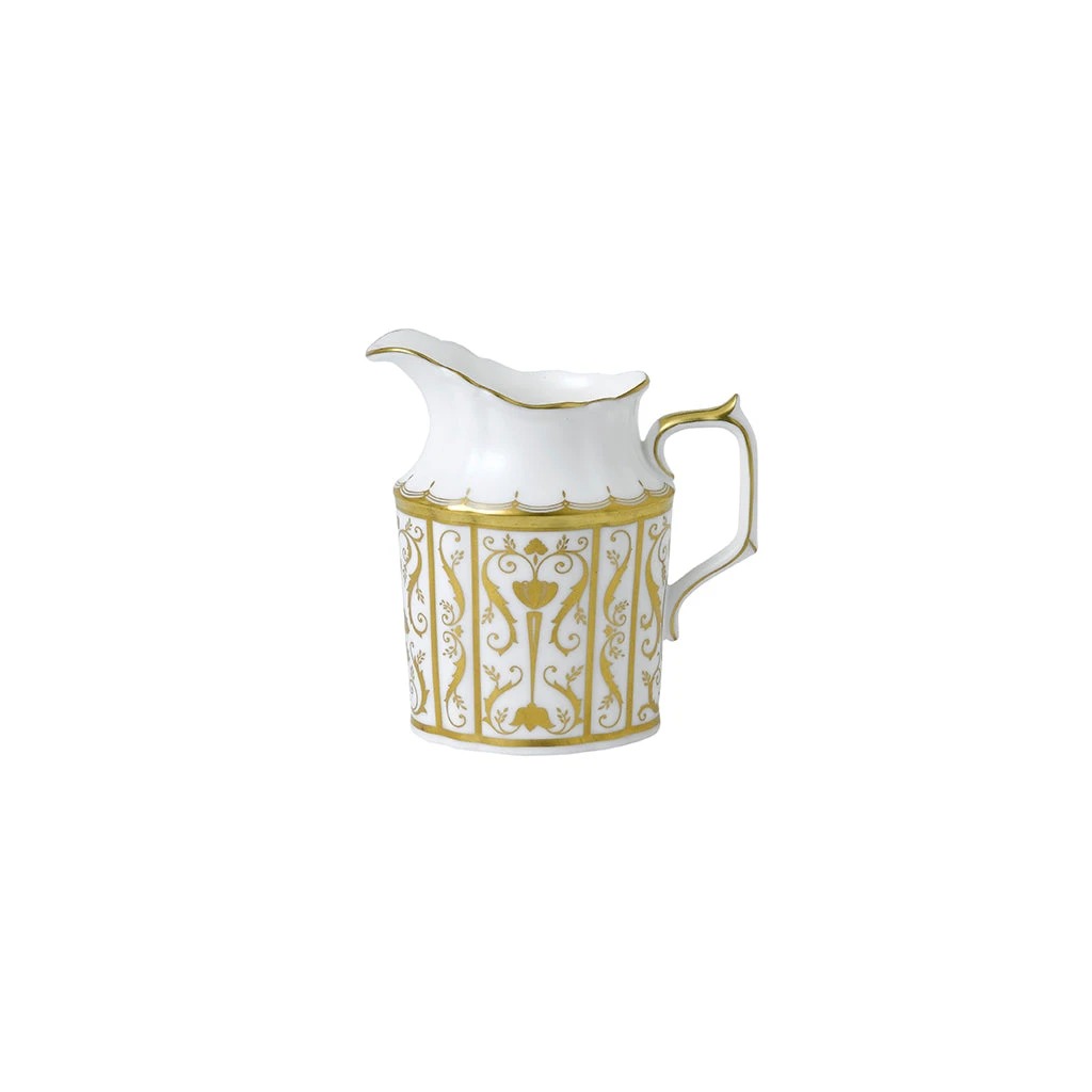 Royal Crown Derby Darley Abbey White Cream Jug 280ml 1 Royal Crown Derby Darley Abbey White Cream Jug 280ml