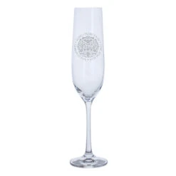 Dartington Coronation Emblem Champagne Glass
