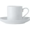 Maxwell And Williams White Basics Straight Demi Cup & Saucer 100ml