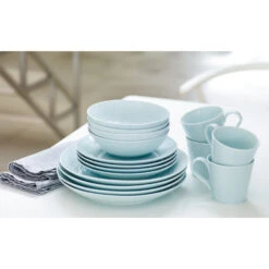 Royal Doulton Gordon Ramsay Maze Blue 16 Piece Dinner Set -Tableware Discount Store GR Maze Blue Stack LS 1