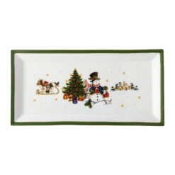 Hutschenreuther Happy Winter Time Platter - Green