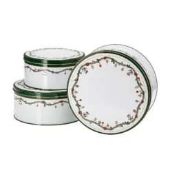 Hutschenreuther Nora Christmas 3 Metal Tins