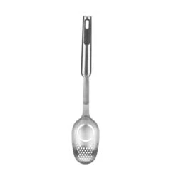 Luxe Stainless Steel Slotted Spoon -Tableware Discount Store LXSSSLTSPN.1